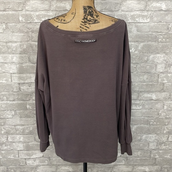 Fancy Homebody Ribbed Sweatshirt - Picture 4 of 6